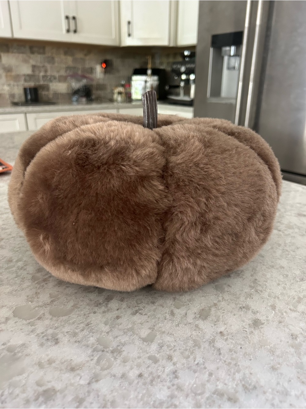 “New” Rachel Zoe Plush Faux Fur Brown Pumpkin